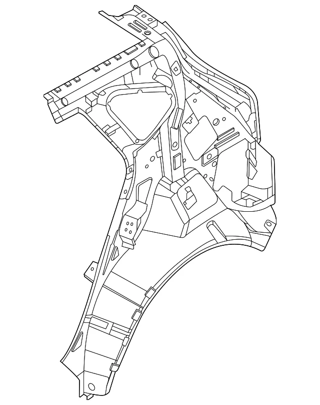 Inner Quarter Panel - Kia (71601-Q5400)