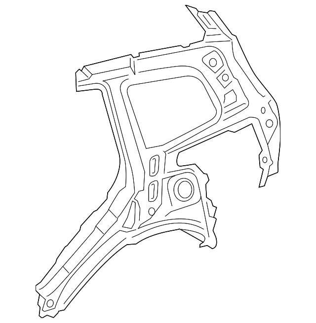 Inner Quarter Panel - Driver's Side (LH) - Kia (71601-S9000)