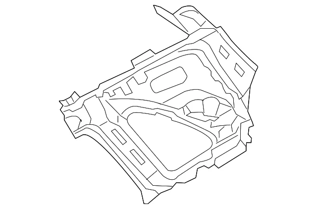 Panel Assembly Quarter Inner Com - Kia (71602-1U050)
