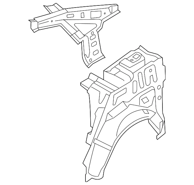 Quarter Panel - Kia (71602-2T000)