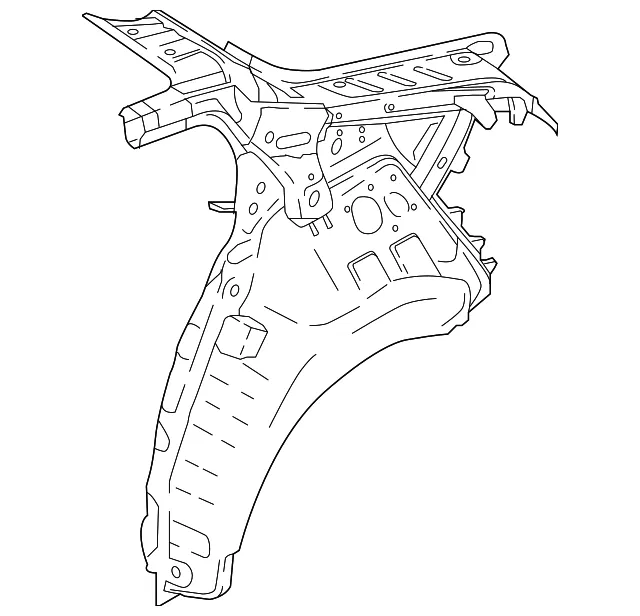 Inner Quarter Panel - Kia (71602-J5500)