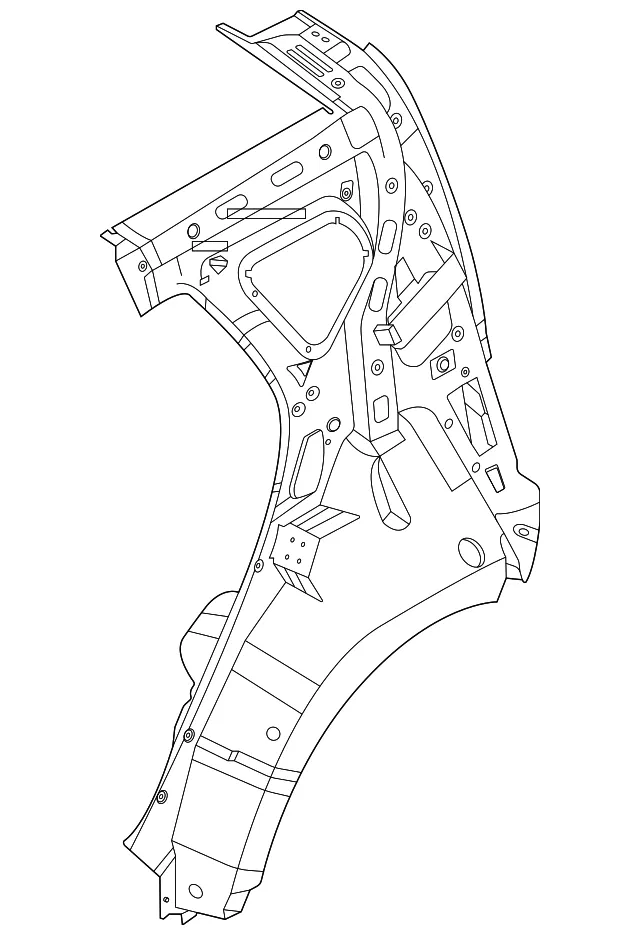 Inner Quarter Panel - Kia (71602-K0530)