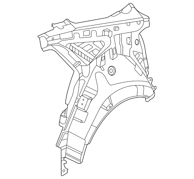 Inner Quarter Panel - Kia (71602-L3000)