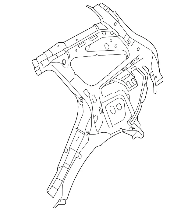 Inner Quarter Panel - Kia (71602-P2000)