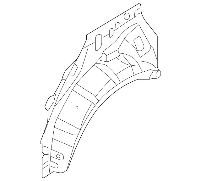 Inner Quarter Panel - Driver's Side (LH) - Kia (71610-1M510)