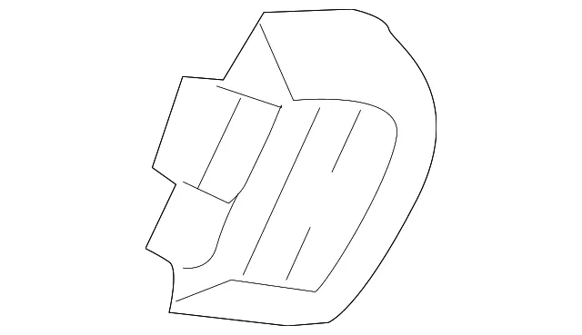 Inner Quarter Panel Bracket - Kia (71639-3E000)