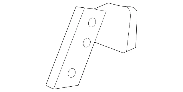 Quarter Panel Retainer - Driver's Side (LH) - Kia (71731-2K000)