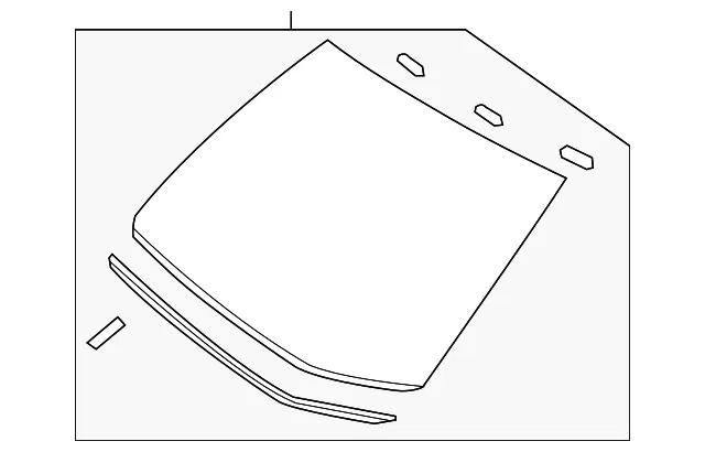 Windshield - Nissan (72700-3WC1A)