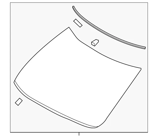 Windshield - Nissan (72700-4RA2A)