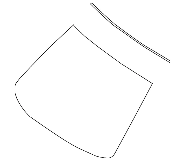 Windshield - Nissan (72700-6MW0B)