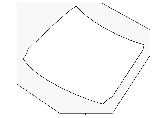 Windshield - Nissan (72700-6RR3C)