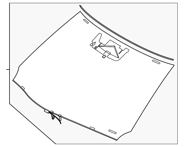 Windshield - Nissan (72700-7BA0B)