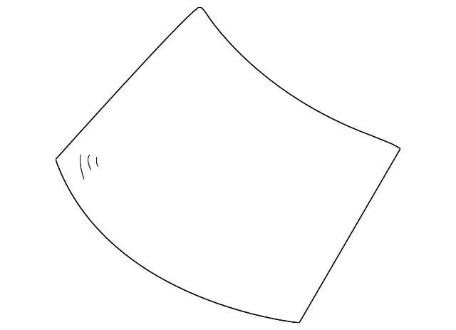 Windshield - Nissan (72700-ZQ50B)