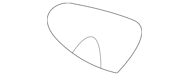 Windshield Spacer - Nissan (72715-1AA0A)