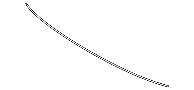 Windshield Moulding - Nissan (72752-7BA0A)