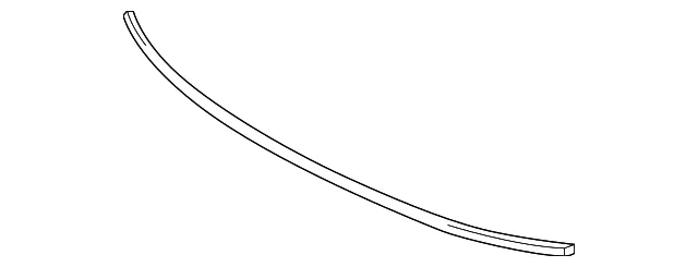 Windshield Lower Center Moulding - Nissan (72772-6MA0A)