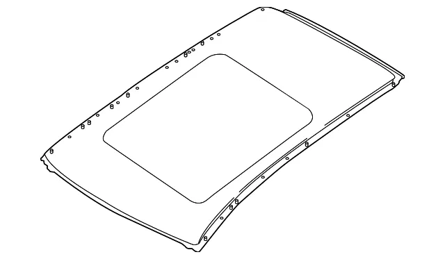 Roof Panel - Nissan (73112-9UH3F)