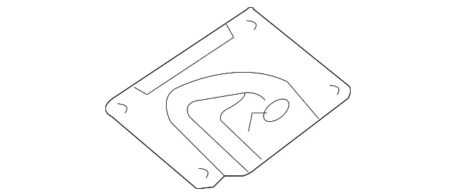 Roof Luggage Carrier Side Rail Bracket - Nissan (73189-EB030)
