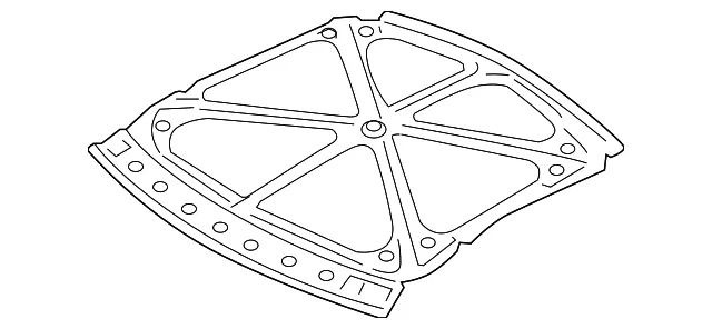 Roof Panel Reinforcement - Nissan (731D0-6AV0A)