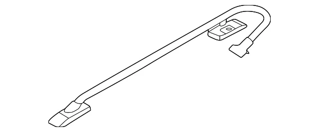 Roof Luggage Carrier Side Rail - Nissan (73821-9A40B)