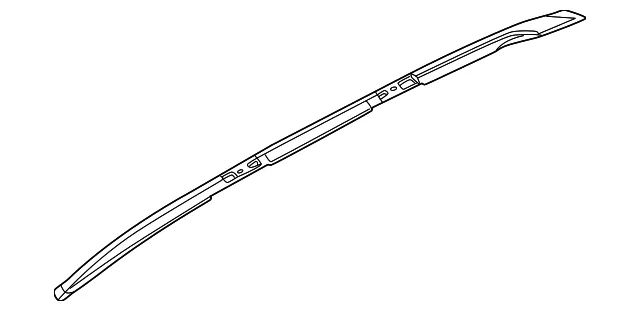 Roof Luggage Carrier Side Rail - Nissan (73822-7JA0A)