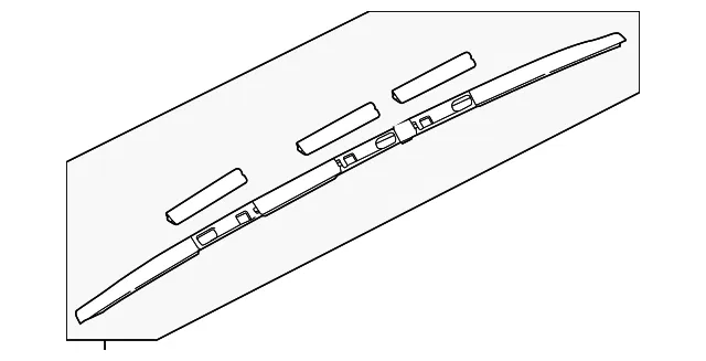 Roof Rail - Driver's Side (LH) - Nissan (73823-5AA1B)