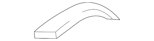 Roof Drip Molding - Nissan (73852-9FV0A)