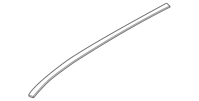 Roof Molding - Driver's Side (LH) - Nissan (73853-1AA0A)