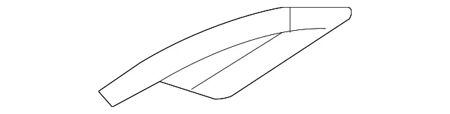 Roof Luggage Carrier Side Rail Cap - Nissan (73871-5ZW0B)