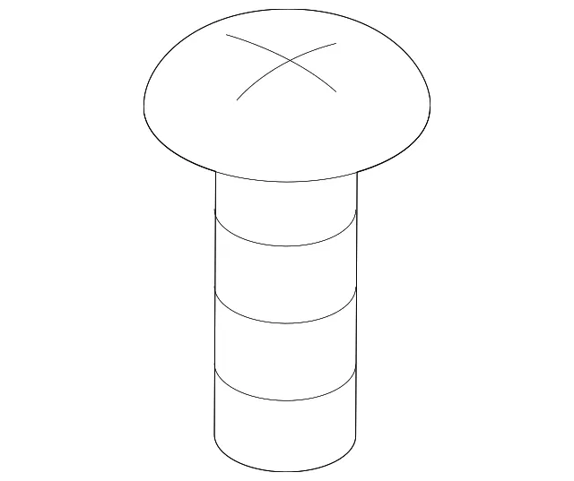 Roof Rail Bolt - Nissan (73898-1AA0A)