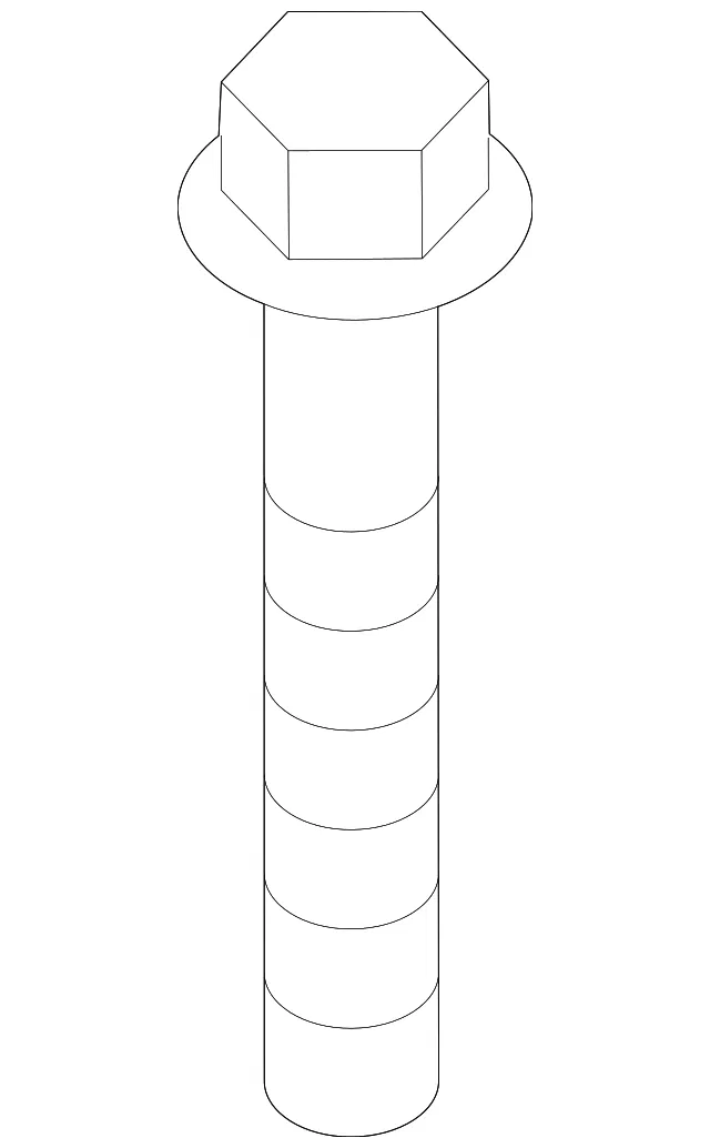 Roof Rail Bolt - Nissan (73898-6JG0A)
