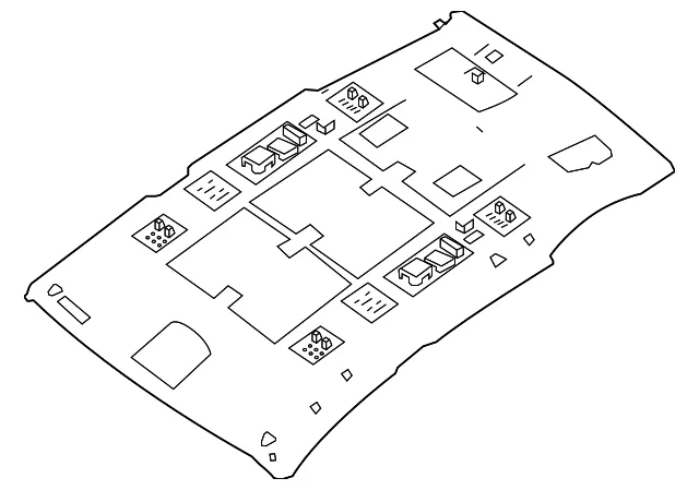 Headliner - Nissan (73910-5AA0B)