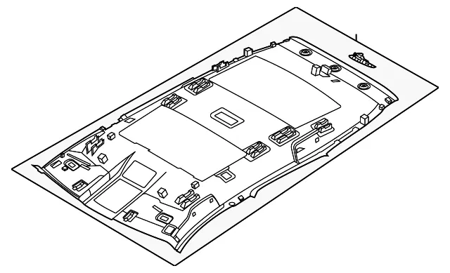 Headliner - Nissan (73910-6RZ0A)