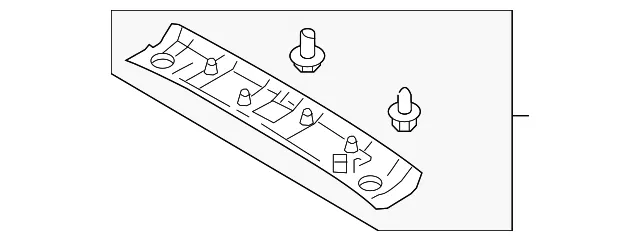 Roof Opening Trim - Nissan (73966-1LA8D)