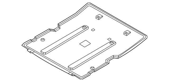 Floor Pan Splash Shield - Nissan (748A2-5MP0A)