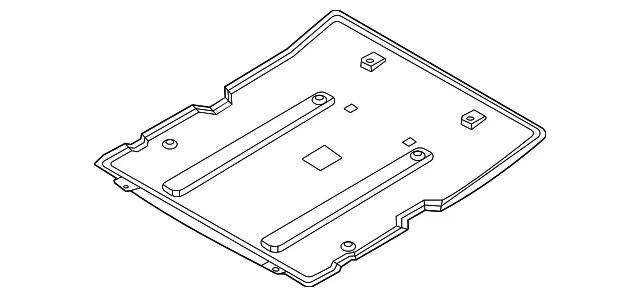 Floor Pan Splash Shield - Nissan (748A2-5MP5A)
