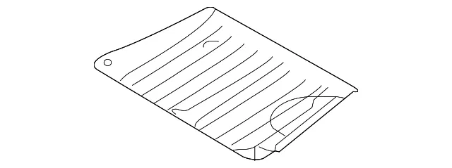 Floor Pan Splash Shield - Nissan (748A2-6CA0A)