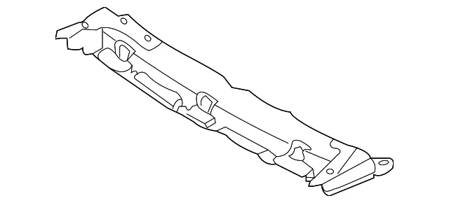 Radiator Support Splash Shield - Nissan (75898-1FC0A)