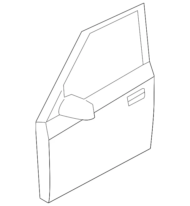 Door Shell - Driver's Side (LH) - Kia (76003-2K070)
