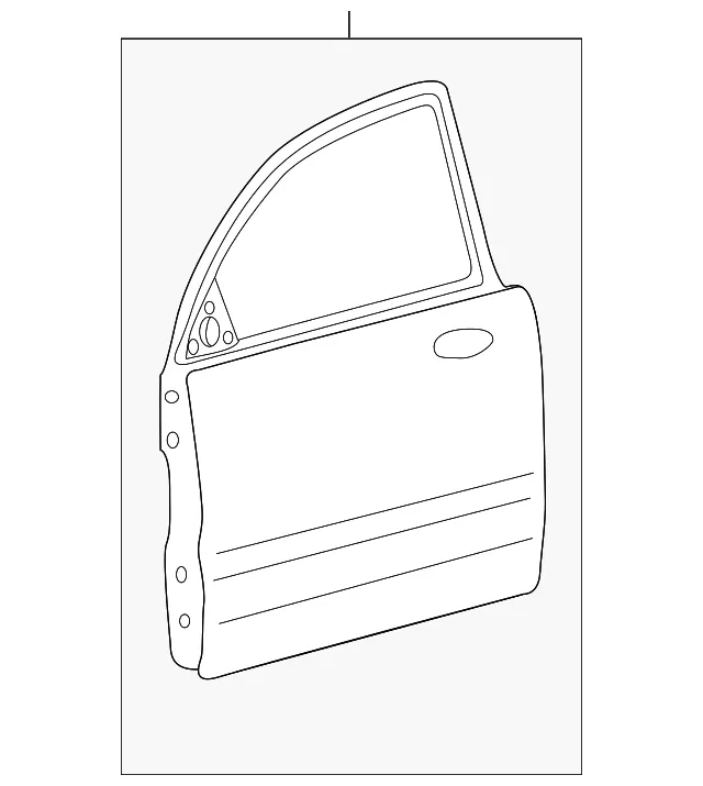 Door Shell - Kia (76003-2T000)