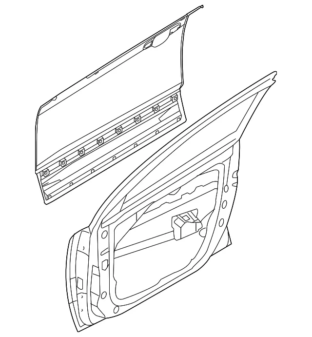 Door Shell - Kia (76003-AT000)