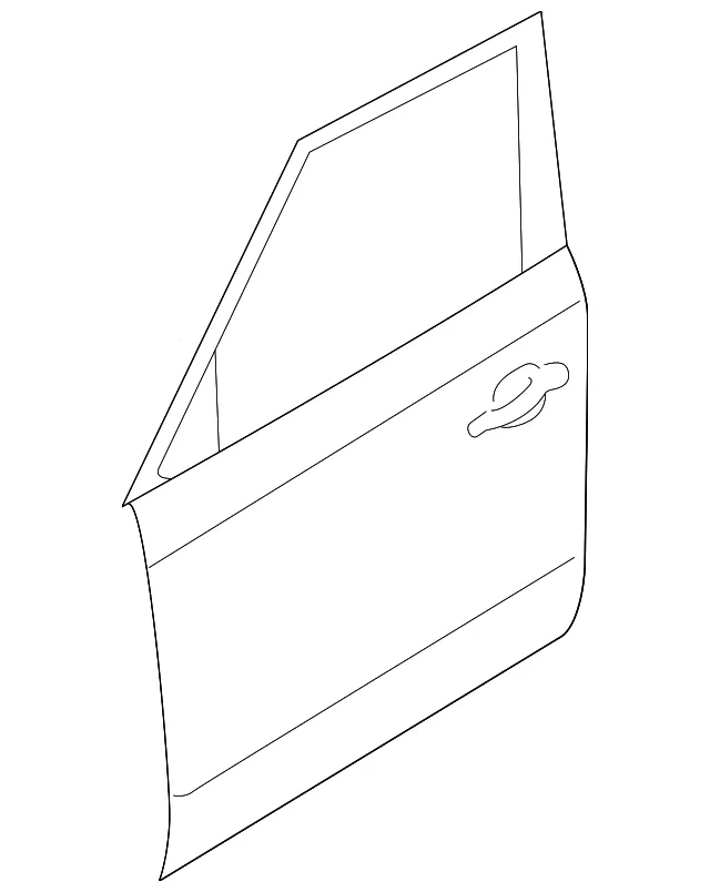 Door Shell - Driver's Side (LH) - Kia (76003-B2010)
