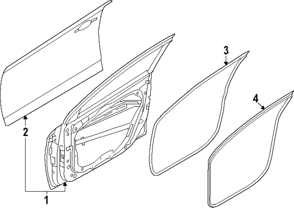 Door Shell - Kia (76003-DO000)