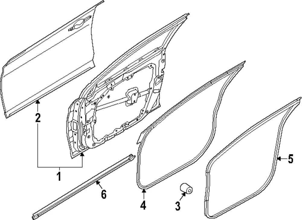 Door Shell - Kia (76003-GG000)