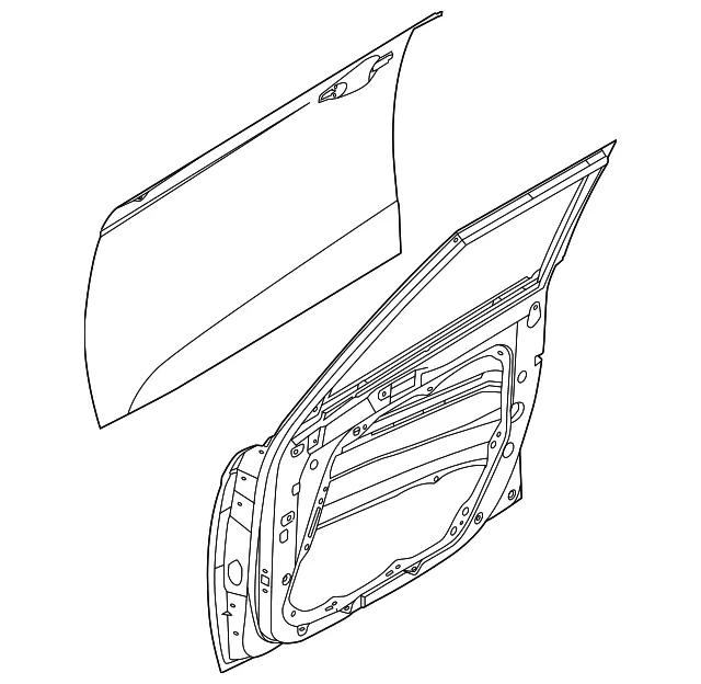 Door Shell - Kia (76003-K0001)