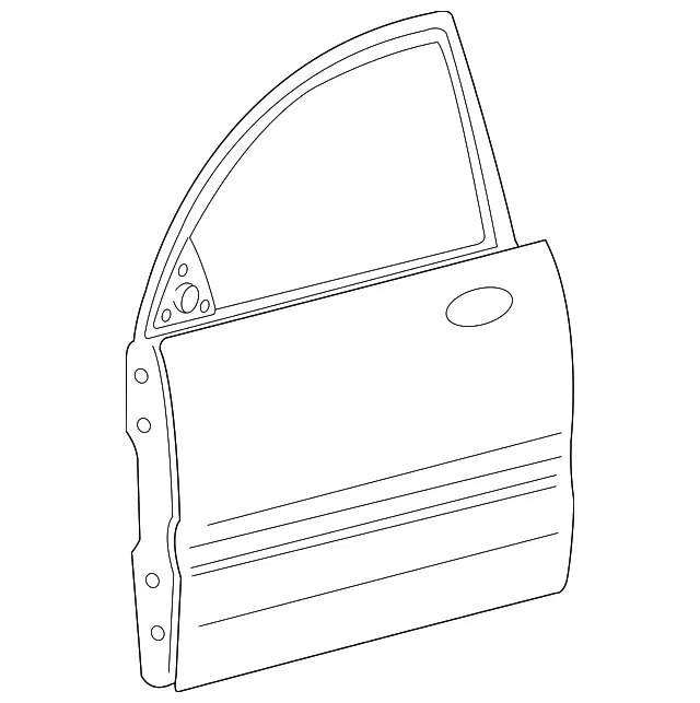 Door Shell - Passenger Side (RH) - Kia (76004-3D110)