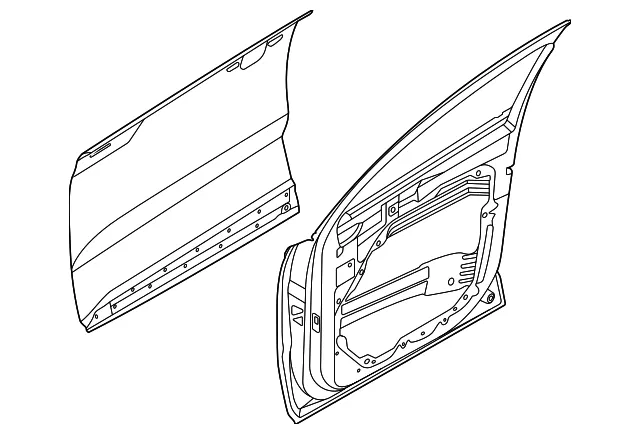 Door Shell - Kia (76004-P2501)