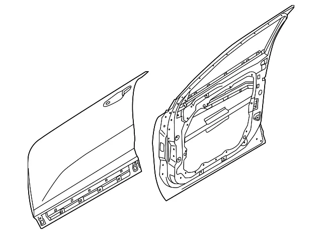 Door Shell - Kia (76004-S9001)