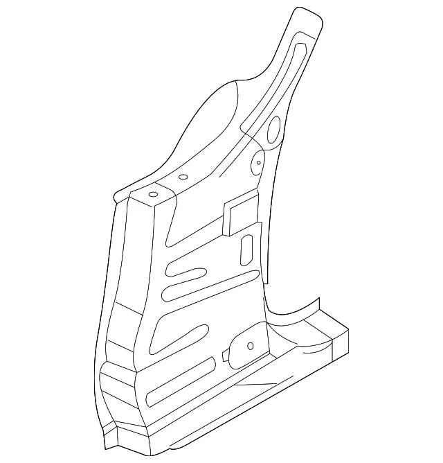 Front Pillar Brace, Right - Nissan (76260-6GP0A)