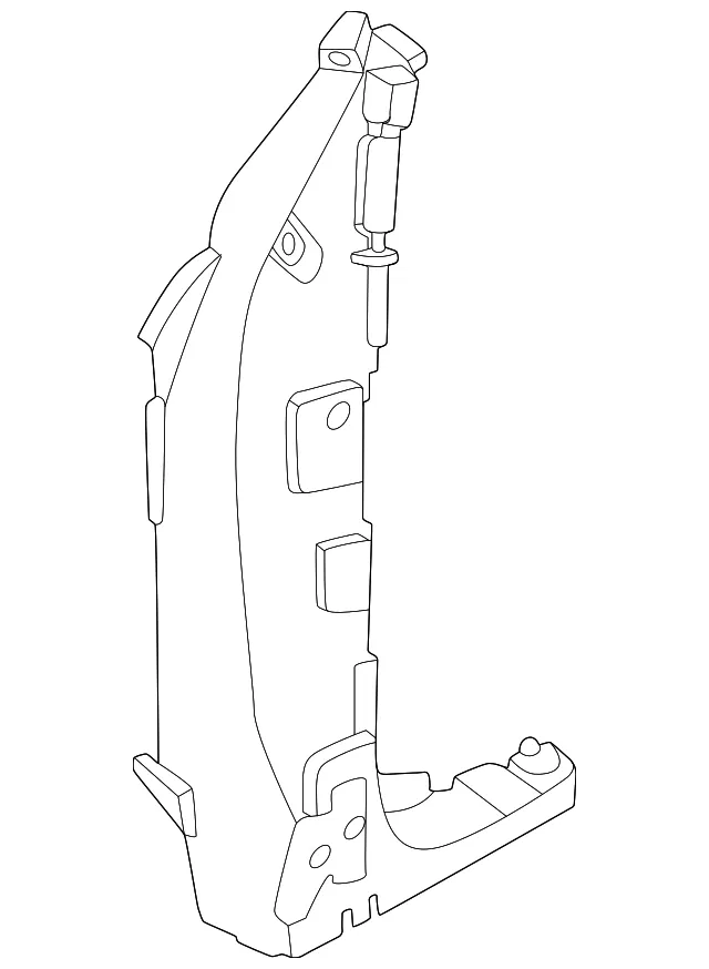 Body A-Pillar Reinforcement - Nissan (76261-7JA0A)